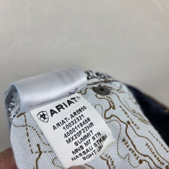 Ariat M7 Rocker Stretch Nassau Stackable Slim Fit Straight Leg Jean Men's 30x30 - Picture 9 of 11